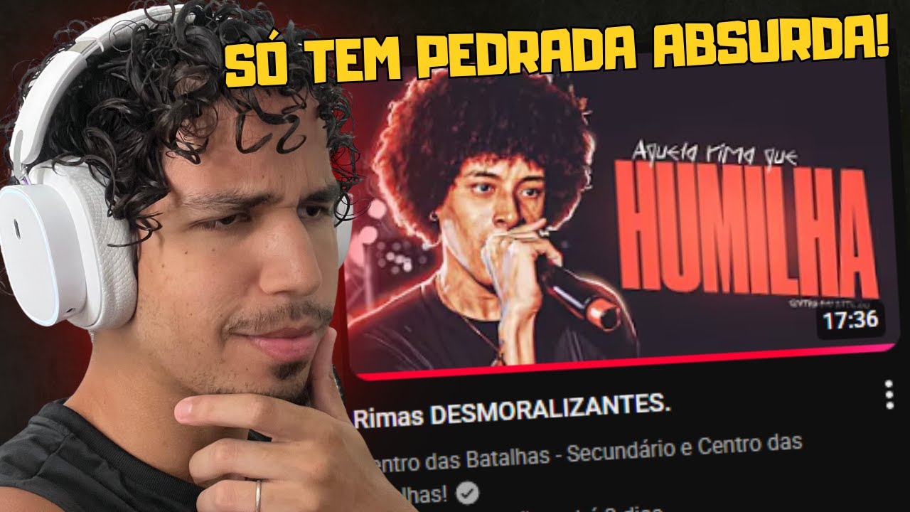 REAGINDO a Rimas DESMORALIZANTES. | Centro das Batalhas - JottaD REACT