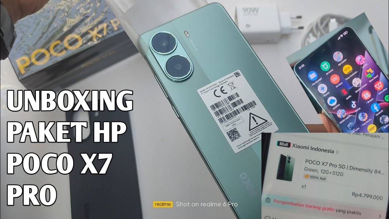 Beli POCO X7 PRO Online Aman ???, Unboxing Poco x7 pro Tiktok Shop