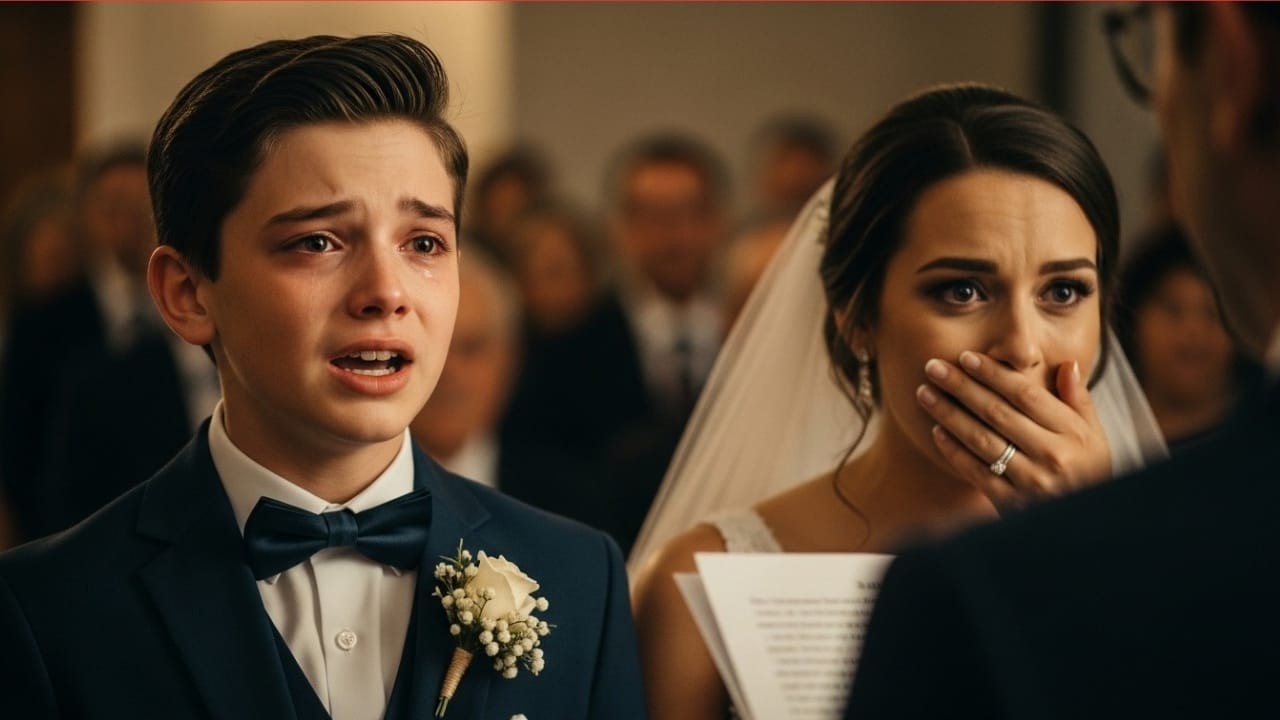 During the Wedding, a Little Boy Spoke — And the Room Fell Silent