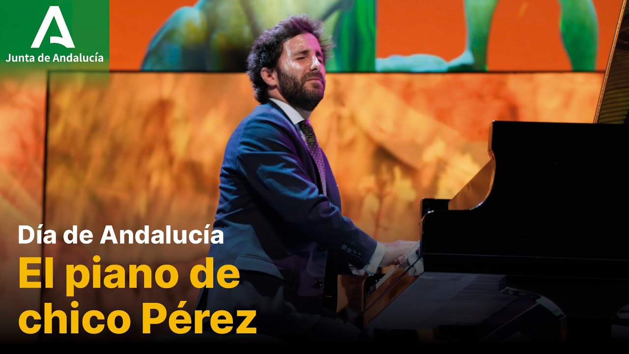 Chico P&eacute;rez, al piano en la gala del 28F