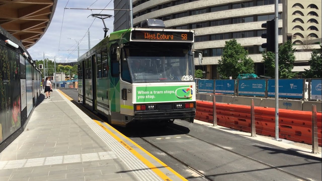 A Class trams Run on Route 58.