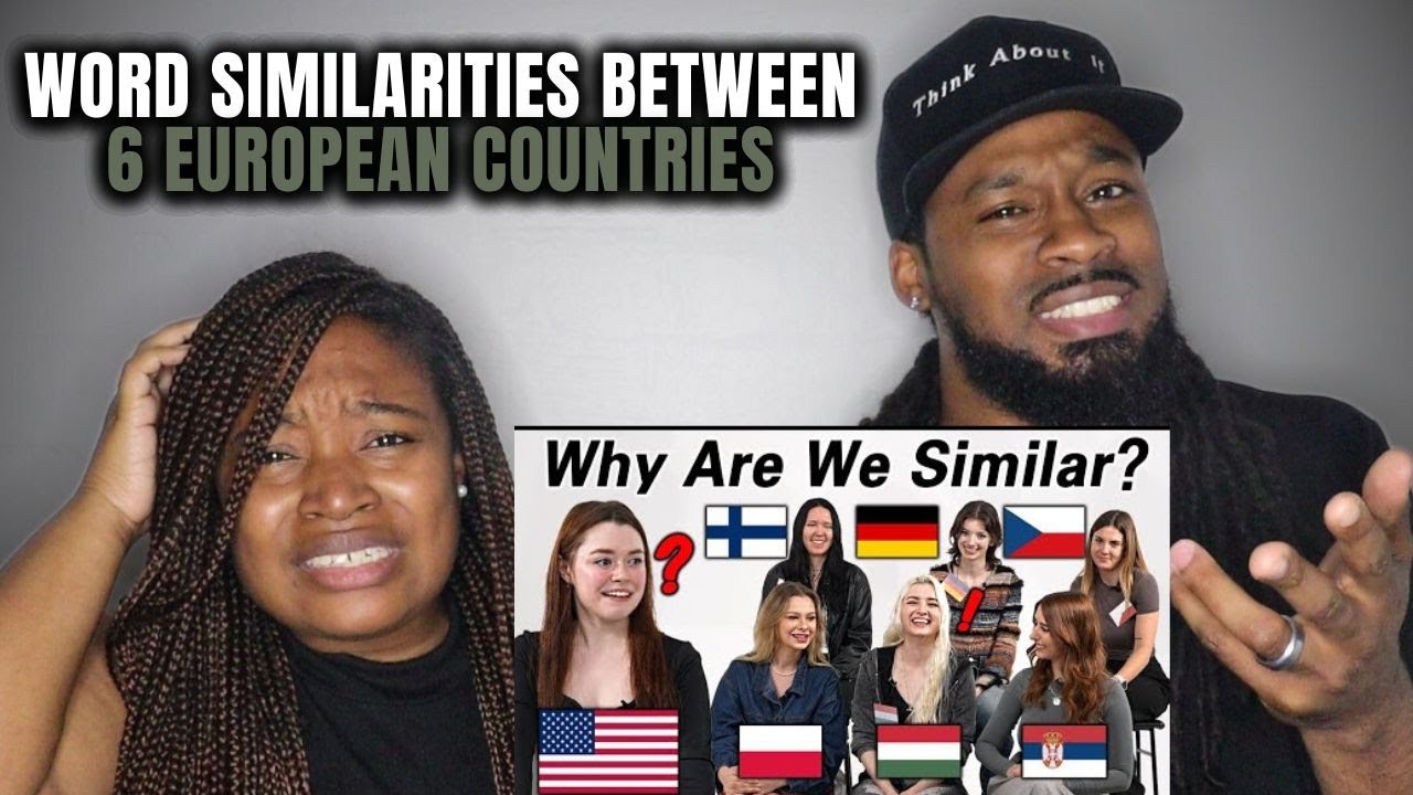 🇵🇱🇭🇺🇨🇿🇫🇮🇩🇪🇷🇸American Couple SHOCKED by Word Similarities Between 6 European Countries