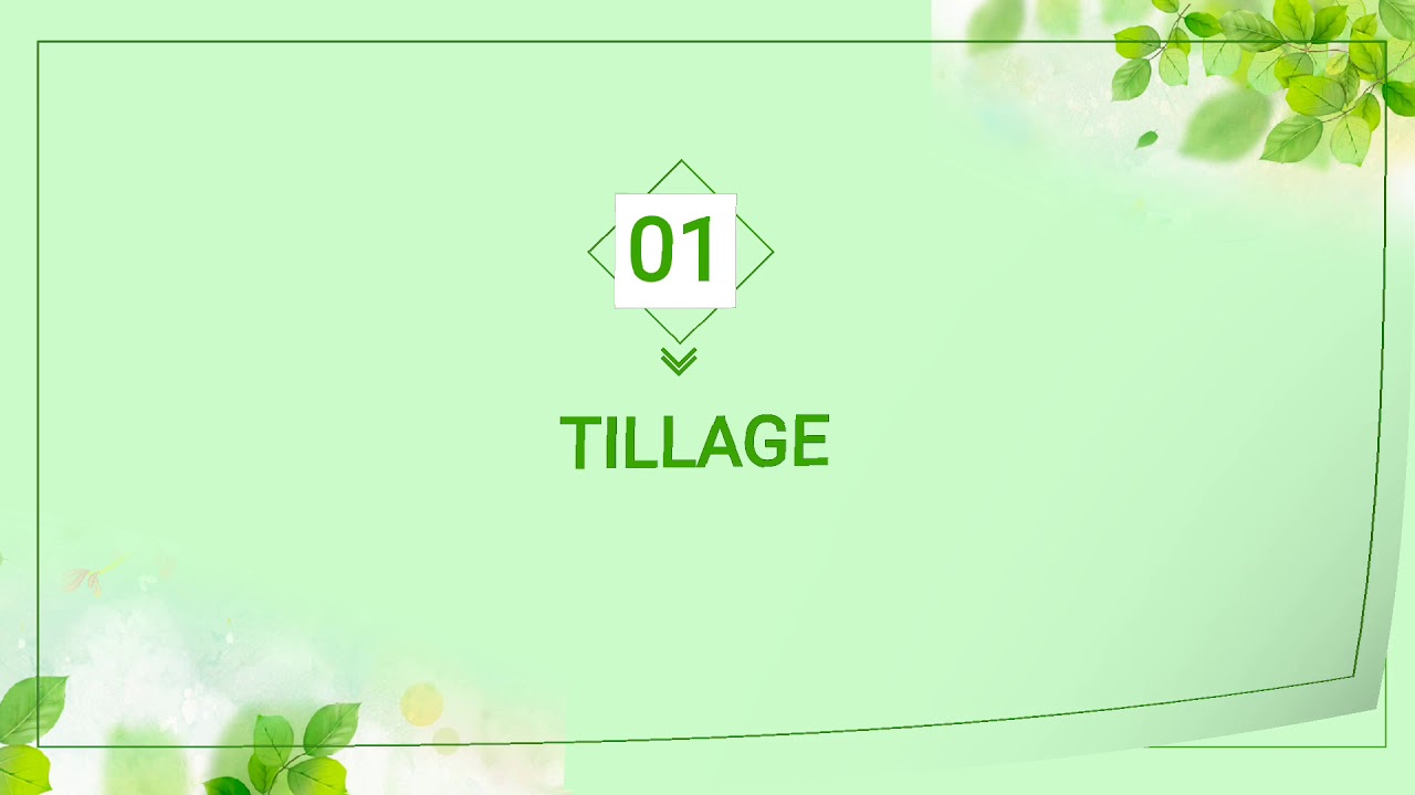 TILLAGE : DEFINITION, OBJECTIVE'S AND TYPE'S OF TILLAGE