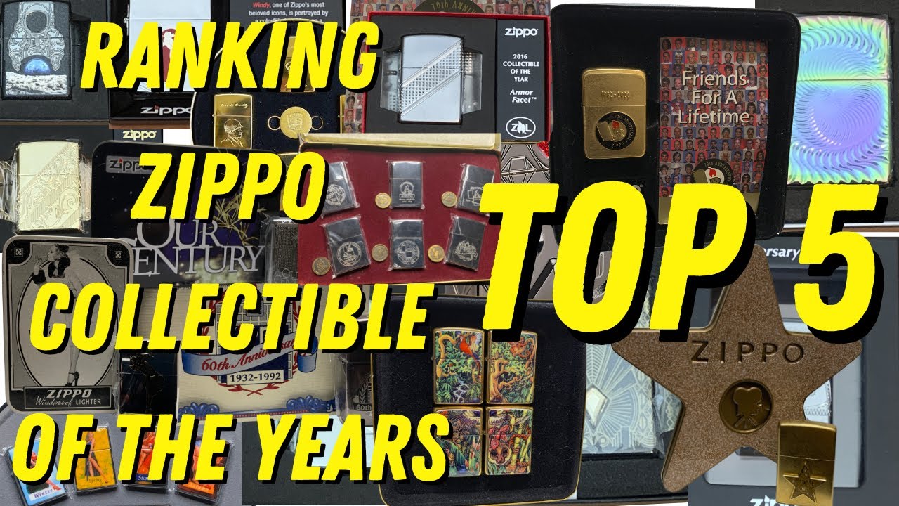 Ranking Zippos Collectible of the Years Part 4 (THE TOP 5)