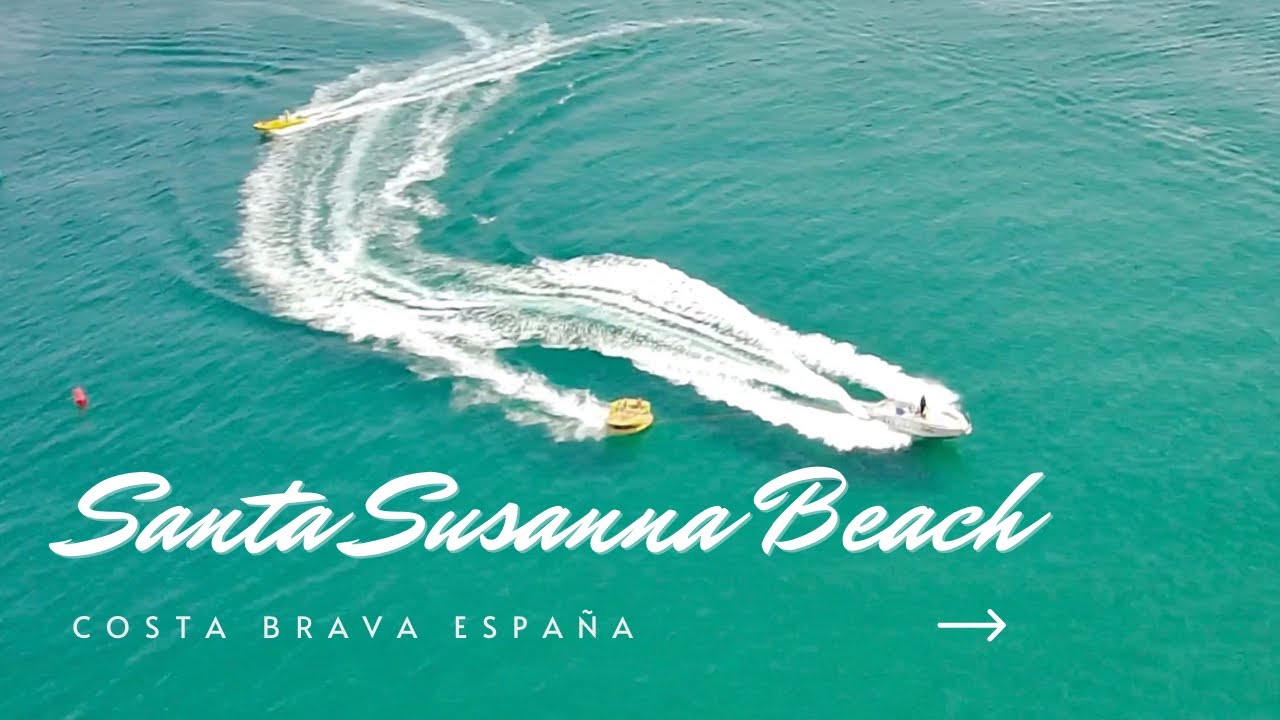 Breathtaking Drone Footage of Santa Susanna Beach, Costa Brava
