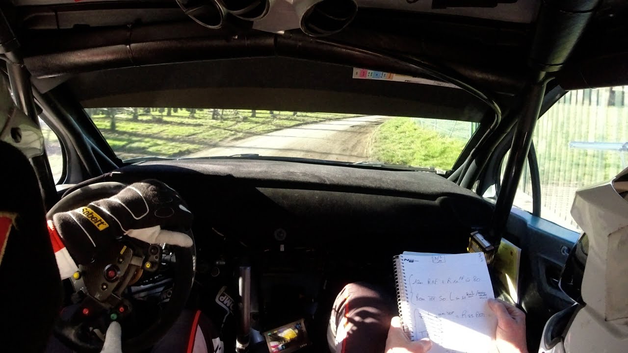 Rally haspengouw 2022 onboard Kris Princen met Peter Kaspers in citroen ds3 wrc