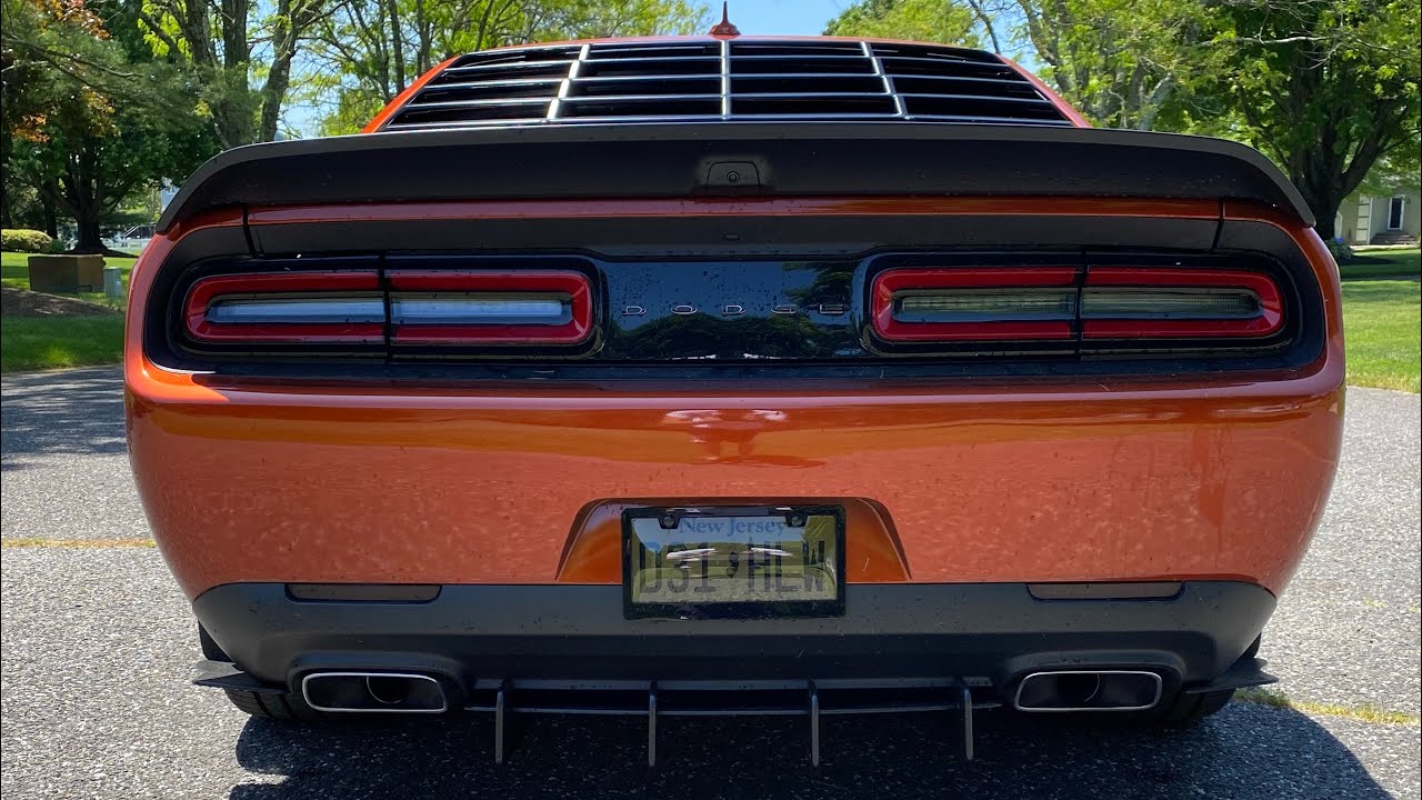 Installing MP Concepts Rear Window Louver on 2021 Dodge Challenger Scat Pack Widebody