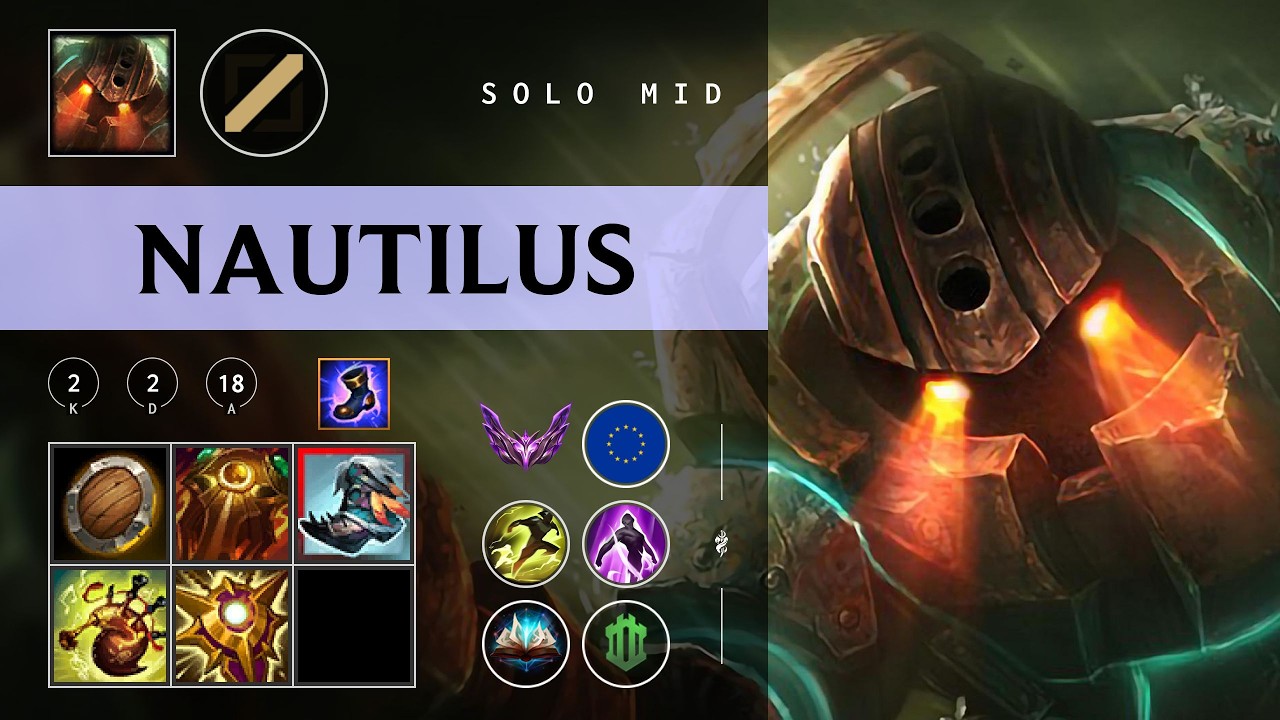 Nautilus Mid vs Yasuo - EUW Master Patch 26.03
