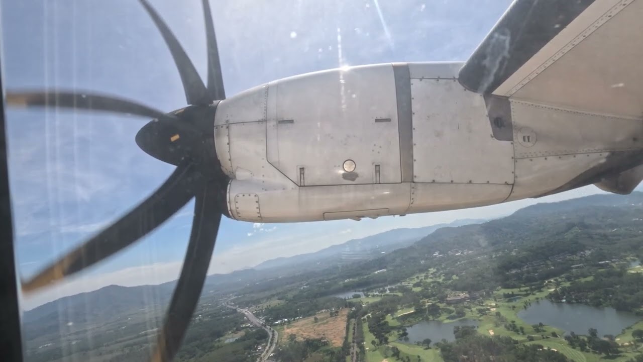 Bangkok Airways Takeoff Phuket | ATR 72 to Koh Samui