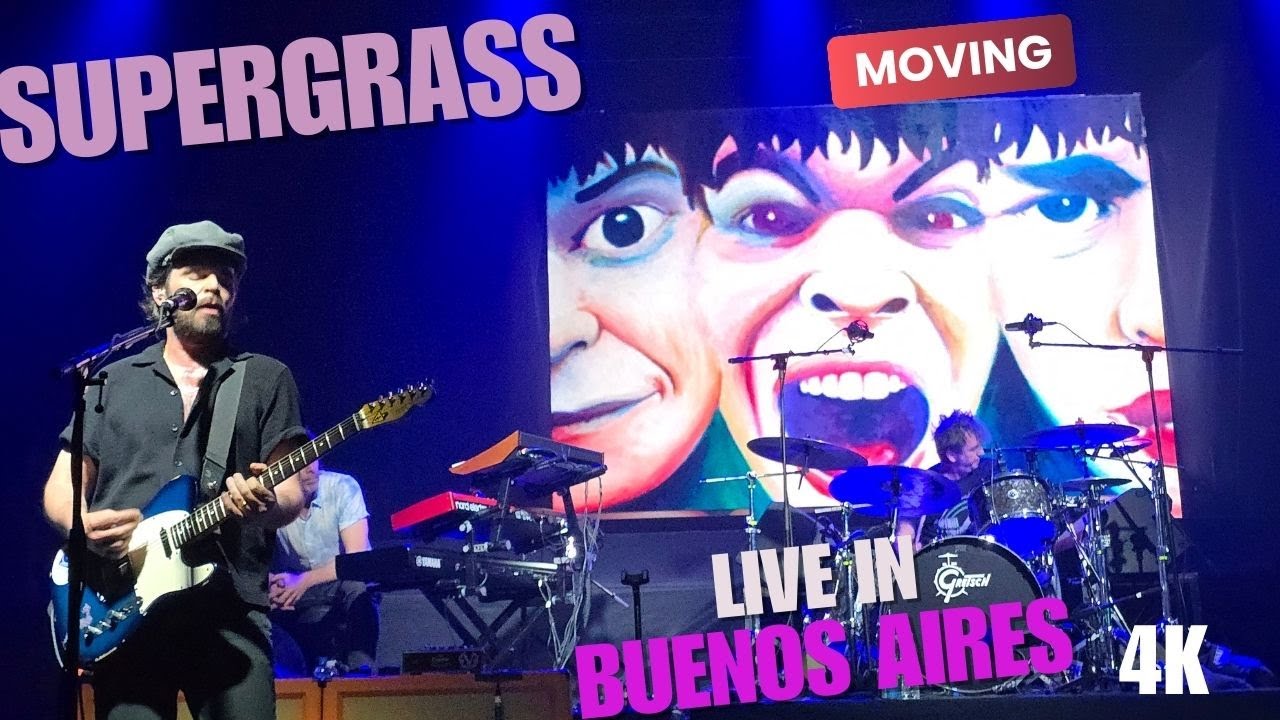 Supergrass. Moving.  29/08/2025. Live in C Art Media. Buenos Aires, Argentina.