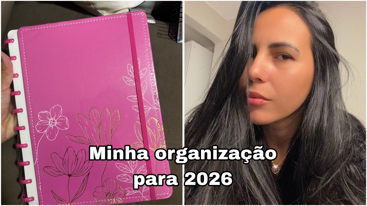Meu SISTEMA de ORGANIZAÇÃO para 2026 (caderno de disco) - Jessica Vasconcelos