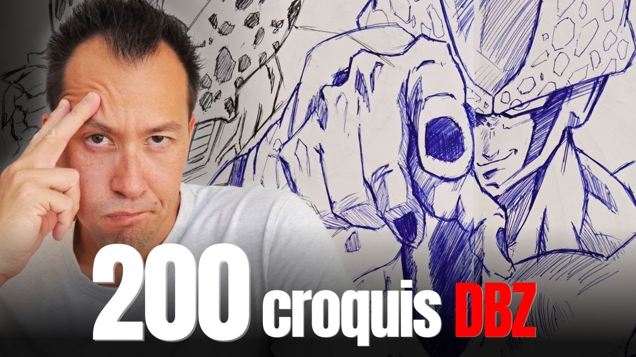 200 croquis DBZ… j’en pouvais plus