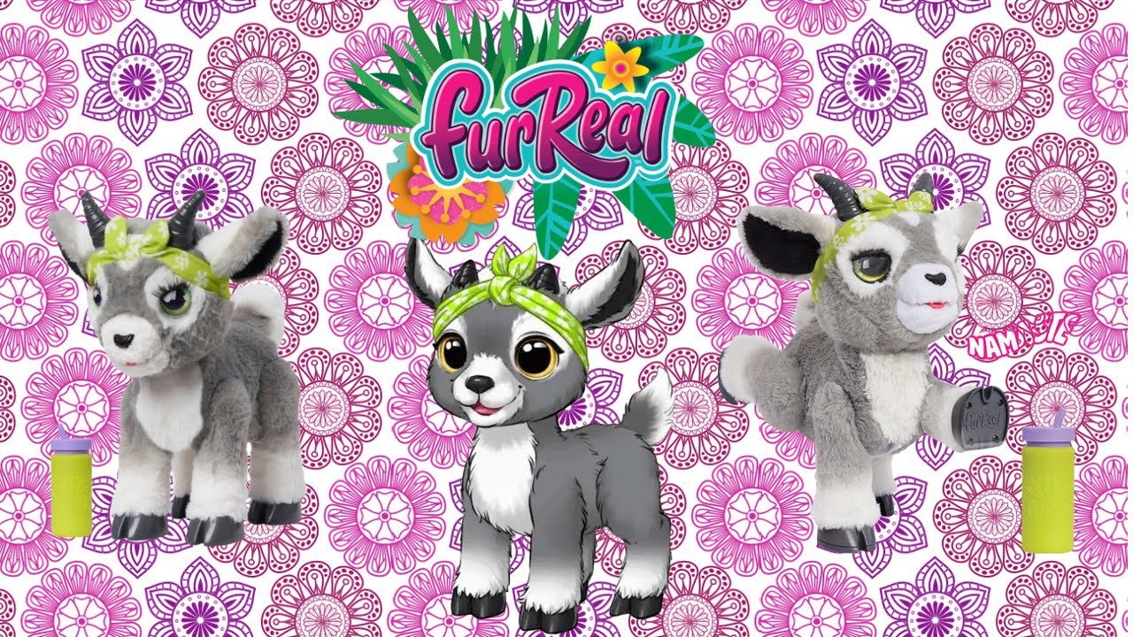 FurReal Daisy The Yoga Goat Interactive Toy Unboxing & Playthrough