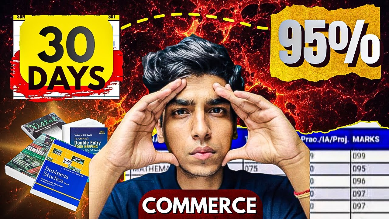 Last 30 Days Strategy🔥That Got Me 97% in Class 12 Boards |Commerce *Toppers Secret*