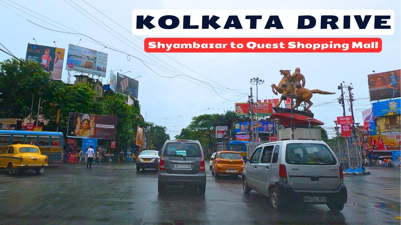 Shyambazar to Quest Mall, Park Circus | Kolkata Drive 4K