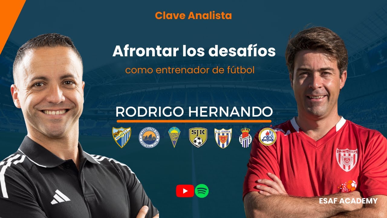 Afrontar los desafíos como entrenador de fútbol con Rodrigo Hernando