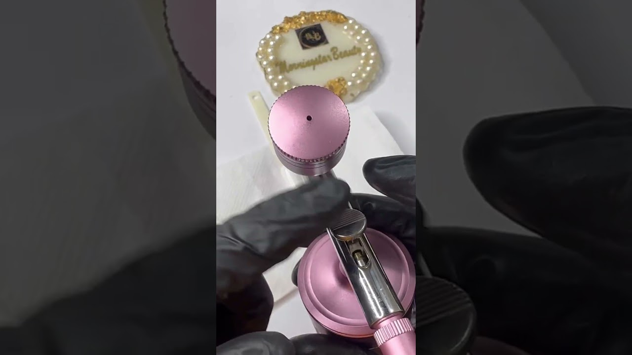 How to use airbrush  machine tutorial / step by step in hindi#naildesigns #nailstyle #nailart