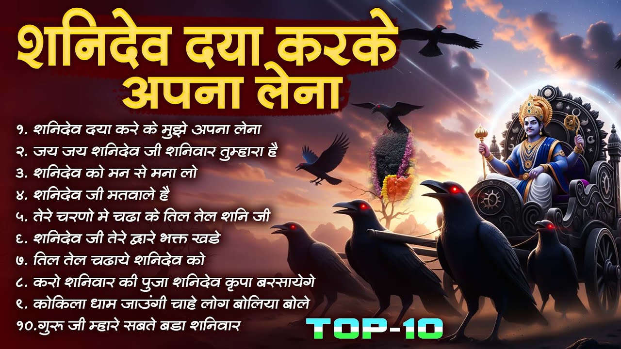 2026 नॉनस्टॉप शनिदेव भजन ~ Shanidev Bhajan 2026~ Shani Bhajans ~ New Bhajan 2026~ Top 10 Shani Dev