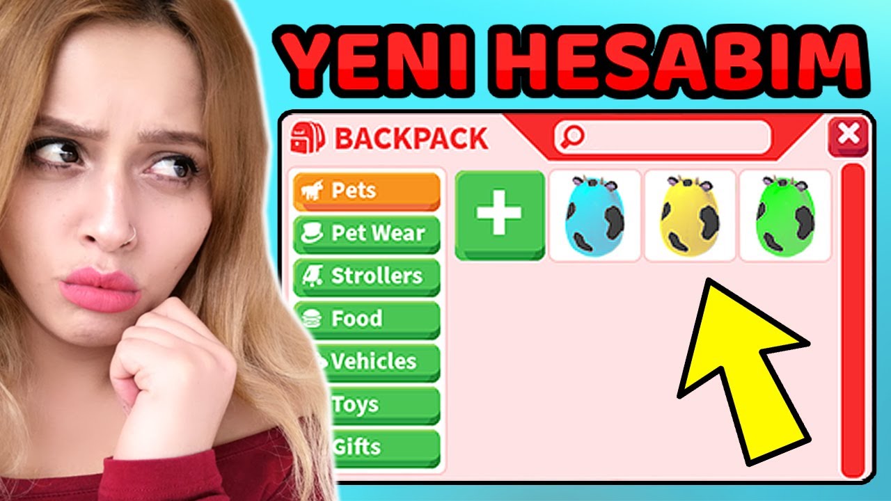 YENİ HESABIM !! DOLANDIRILDIM !! BİR GÜNLÜK FAKİR OLDUM ( Roblox Adopt Me )