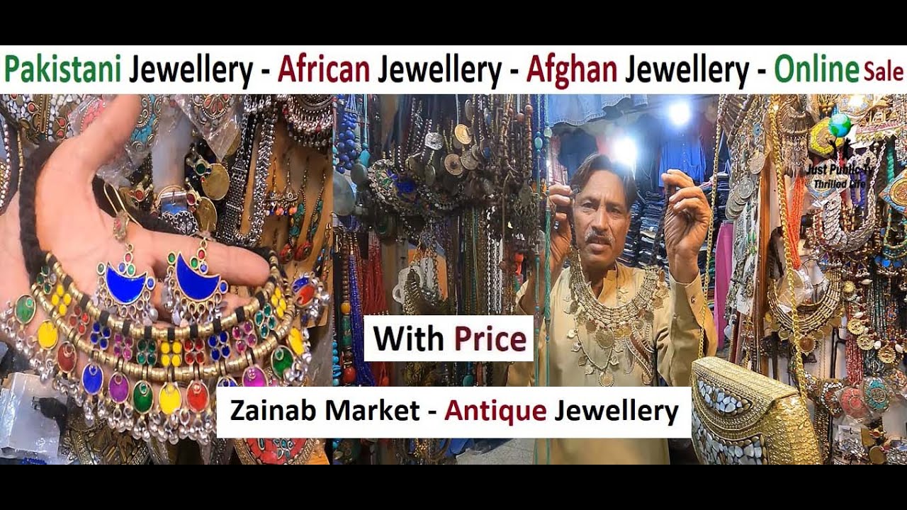 Pakistani Jewellery African Jewellery Antique Jewellery Afghan Jewellery - Zainab Market Shopping