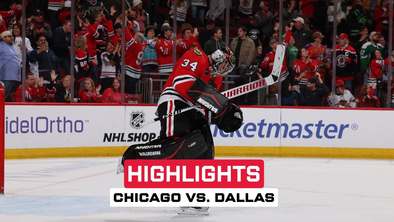 HIGHLIGHTS: Chicago Blackhawks vs. Dallas Stars