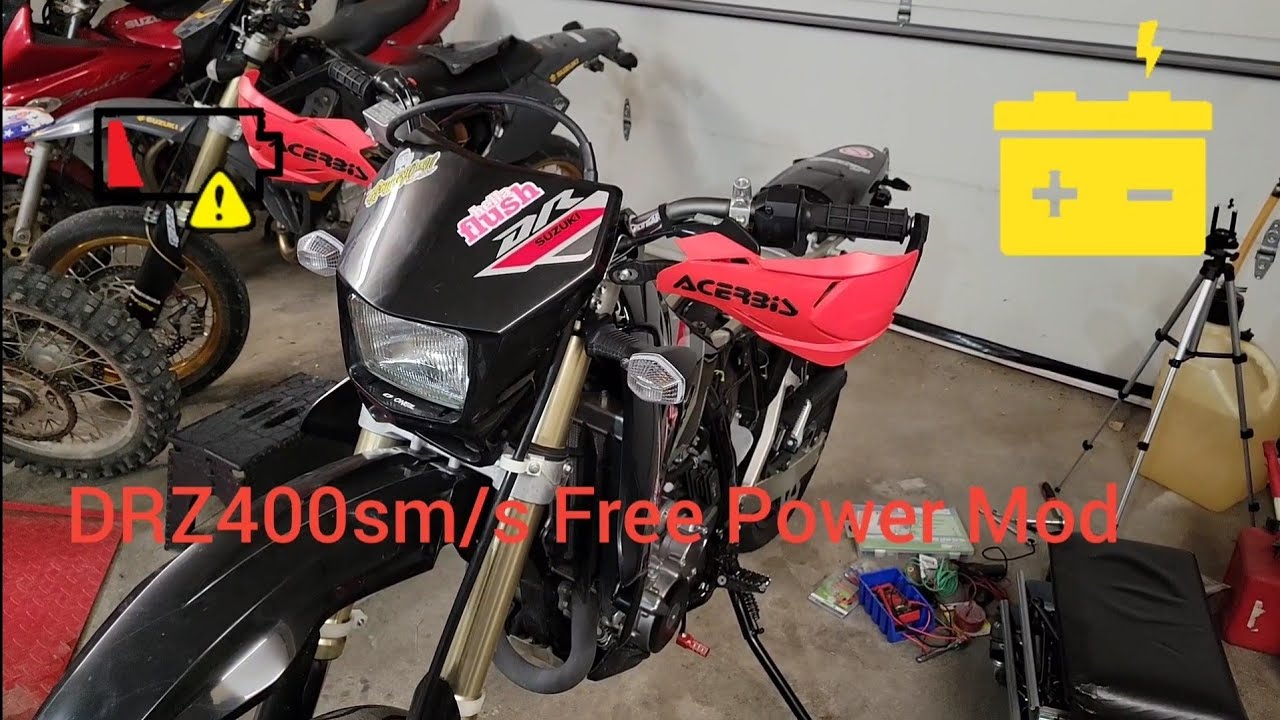 DRZ400sm Free Power Mod