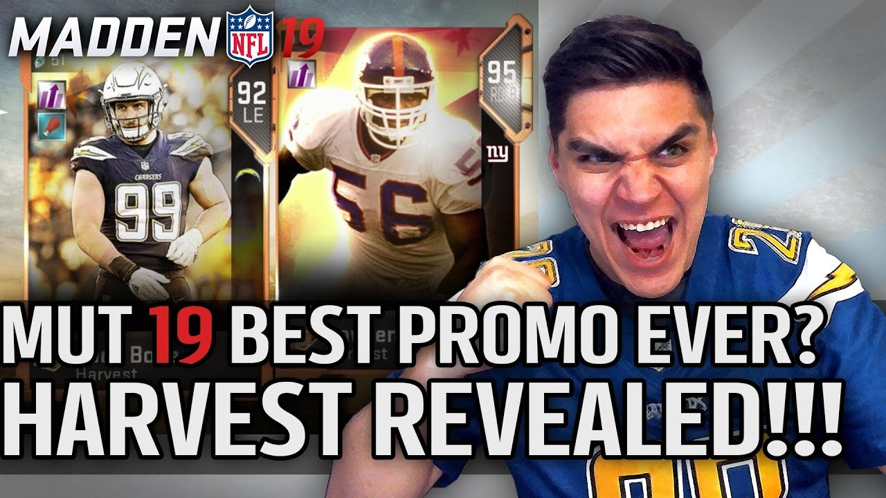 Harvest Promo REVEALED! Best Promo Ever?? | Madden 19
