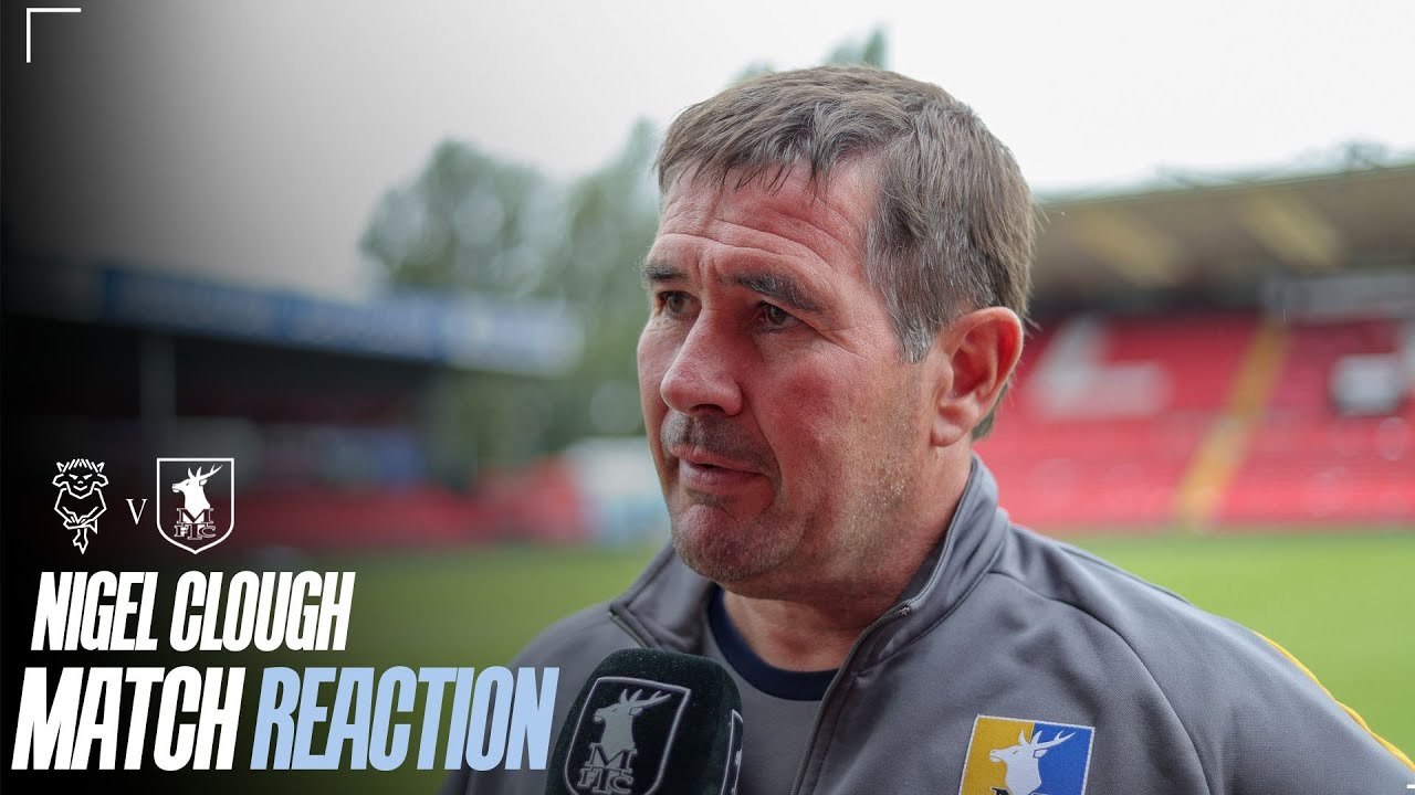 Nigel Clough post-match interview🎙️| Lincoln 1-1 Stags