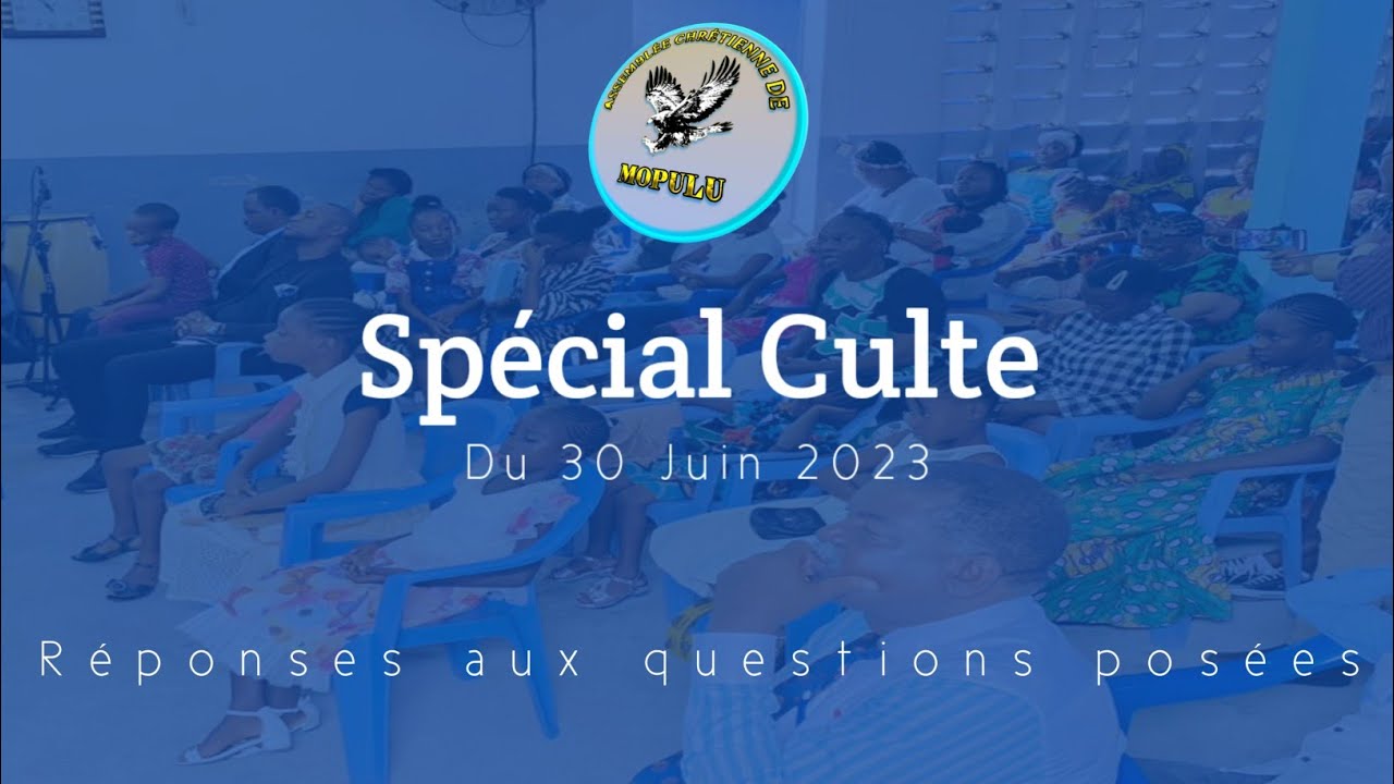 ACM: Live culte du Vendredi 30 Juin 2023 - Pasteur Jean UMBA