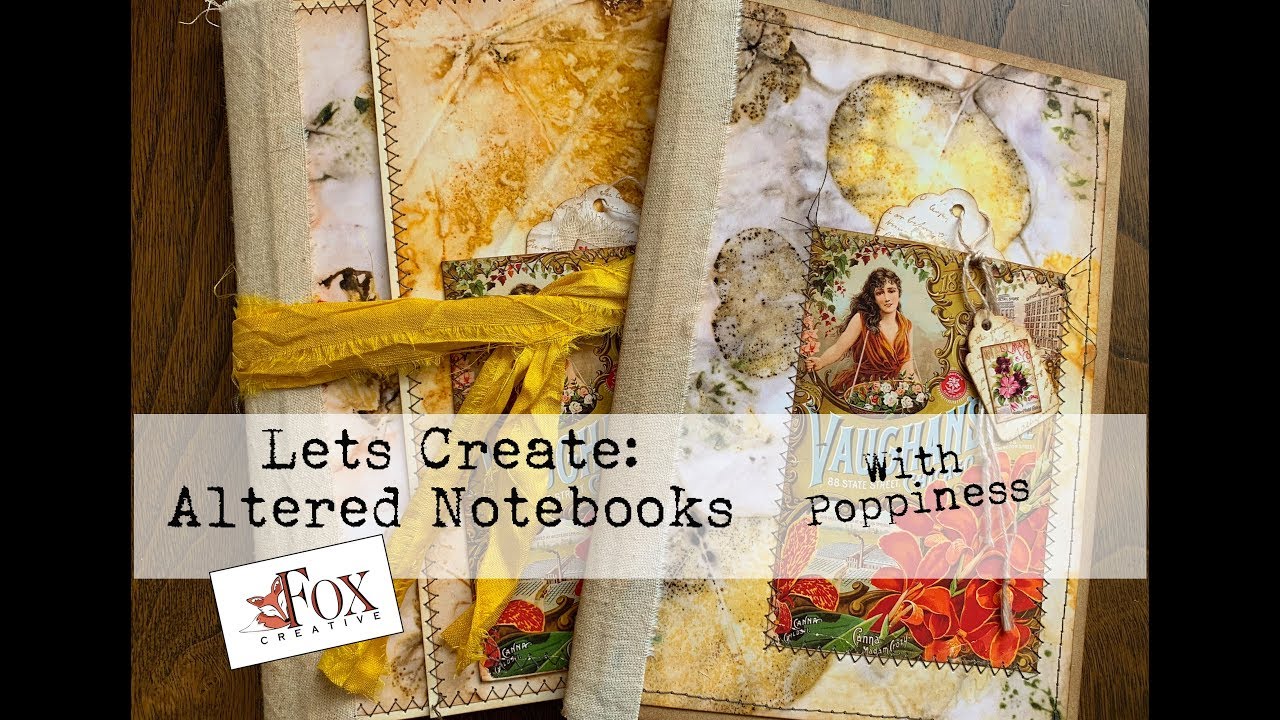 Altered Notebook: With Poppiness