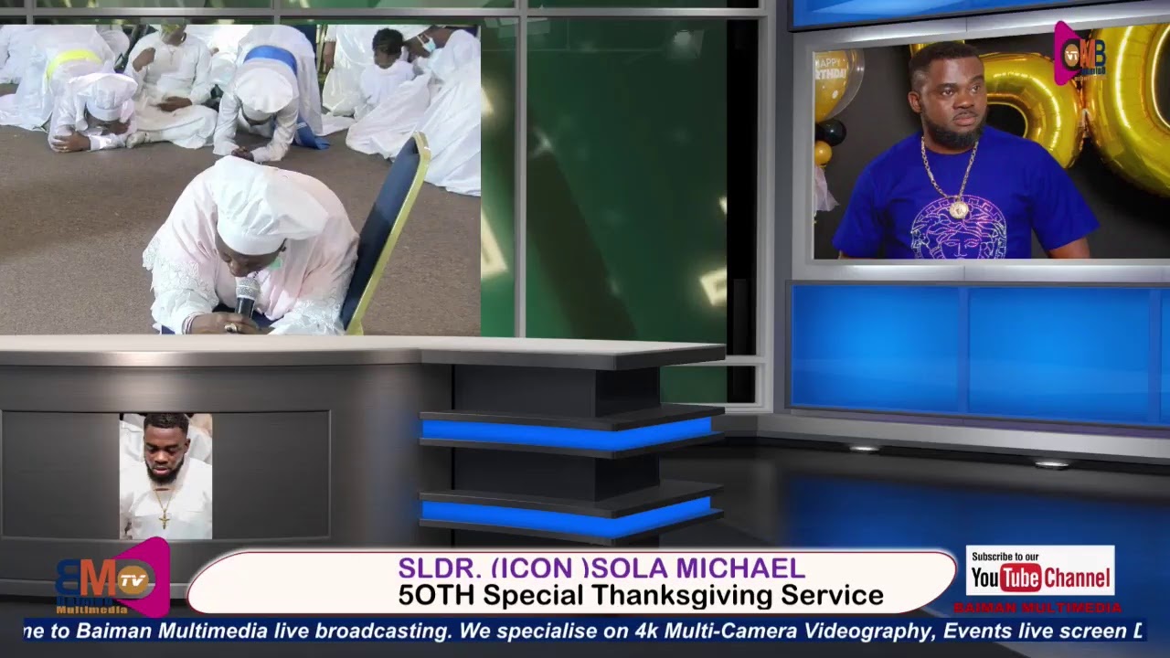 ICON SOLA MICHAEL  5OTH Special Thanksgiving Service