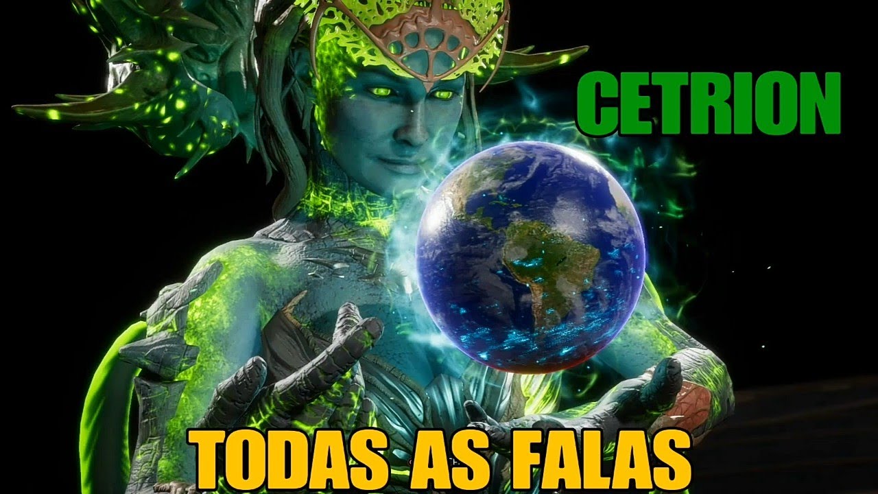 MORTAL KOMBAT 11 ULTIMATE TODAS AS FALAS DA CETRION (DUBLADO PT-BR)