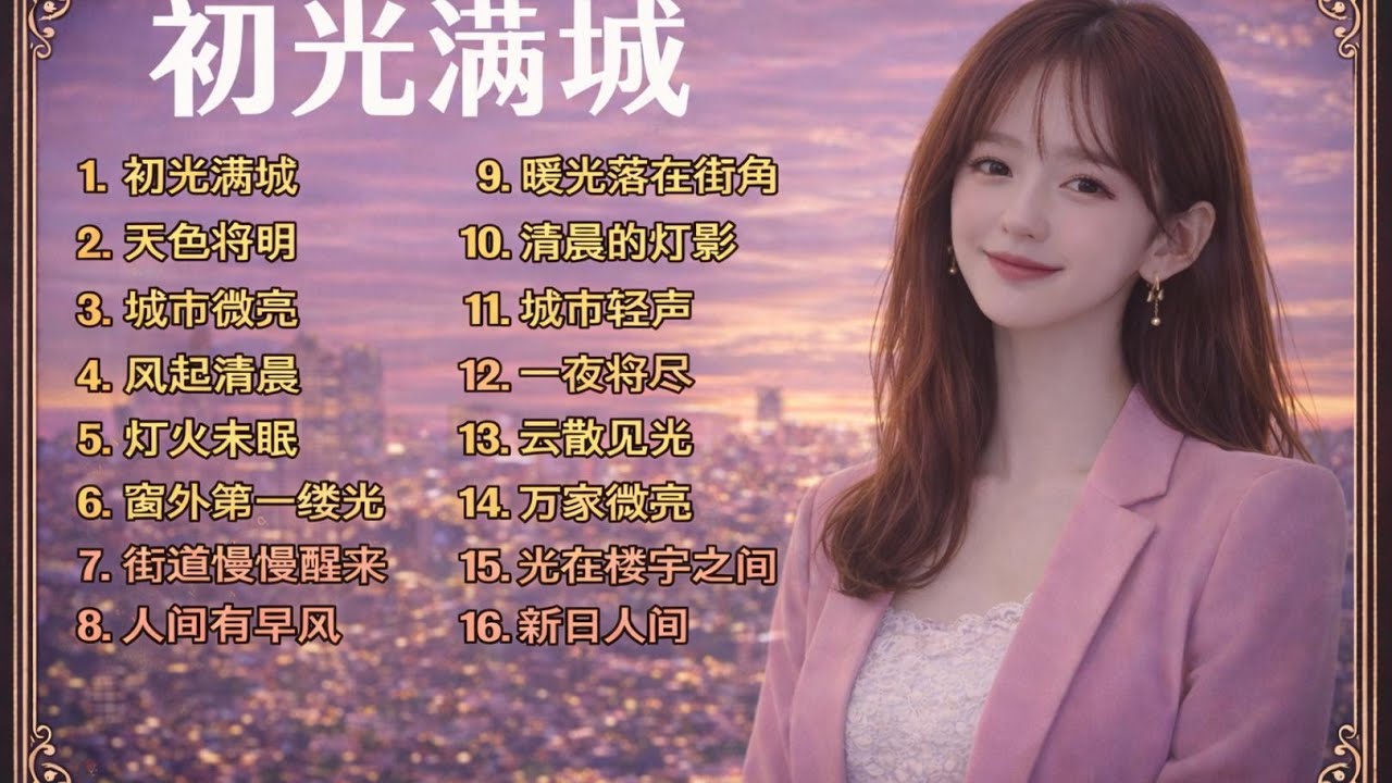 《初光满城 》城市苏醒之前的温柔时刻 First Light Over the City – Before the City Wakes