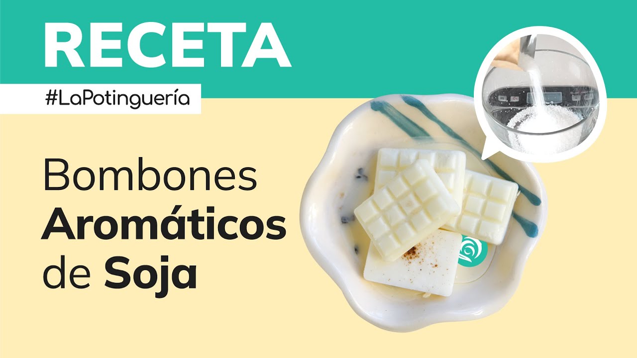 Cómo hacer Bombones Aromáticos 🏡💐 Cera de Soja y Fragancia de Vainilla 👃 Jabonarium #LaPotinguería