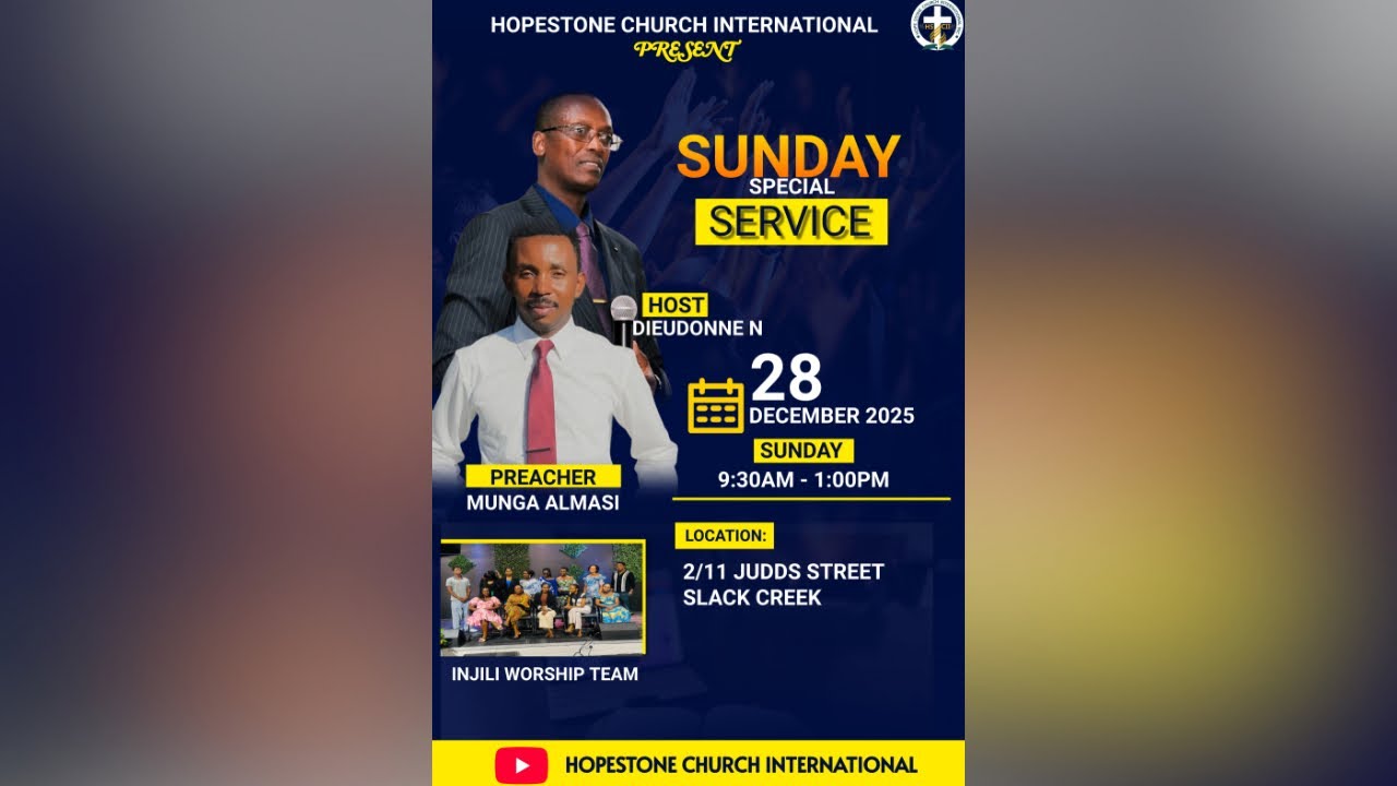 HOPESTONE CHURCH INTERNATIONAL II WITH II E.V. MUNGA ALMASI 28/12/2025