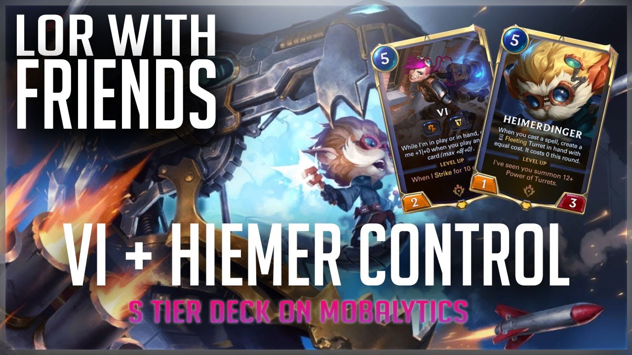 Himer Vi Control Deck! BEST DECK | Himerdinger and Vi control Deck GUIDE | Legends of Runeterra