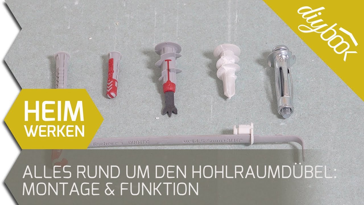 Alles rund um den Hohlraumdübel: Montage & Funktion