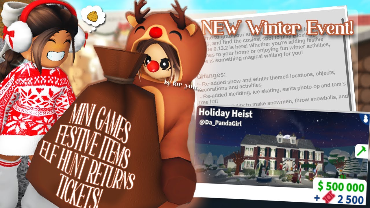 BLOXBURG UPDATES FOR CHRISTMAS! | update 0.13.4