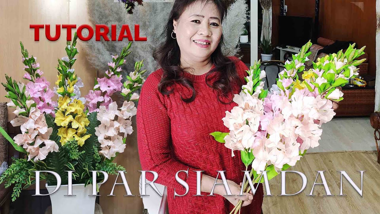 Di Par Siamdan |  How To Make Realistic Gladiolus Flower