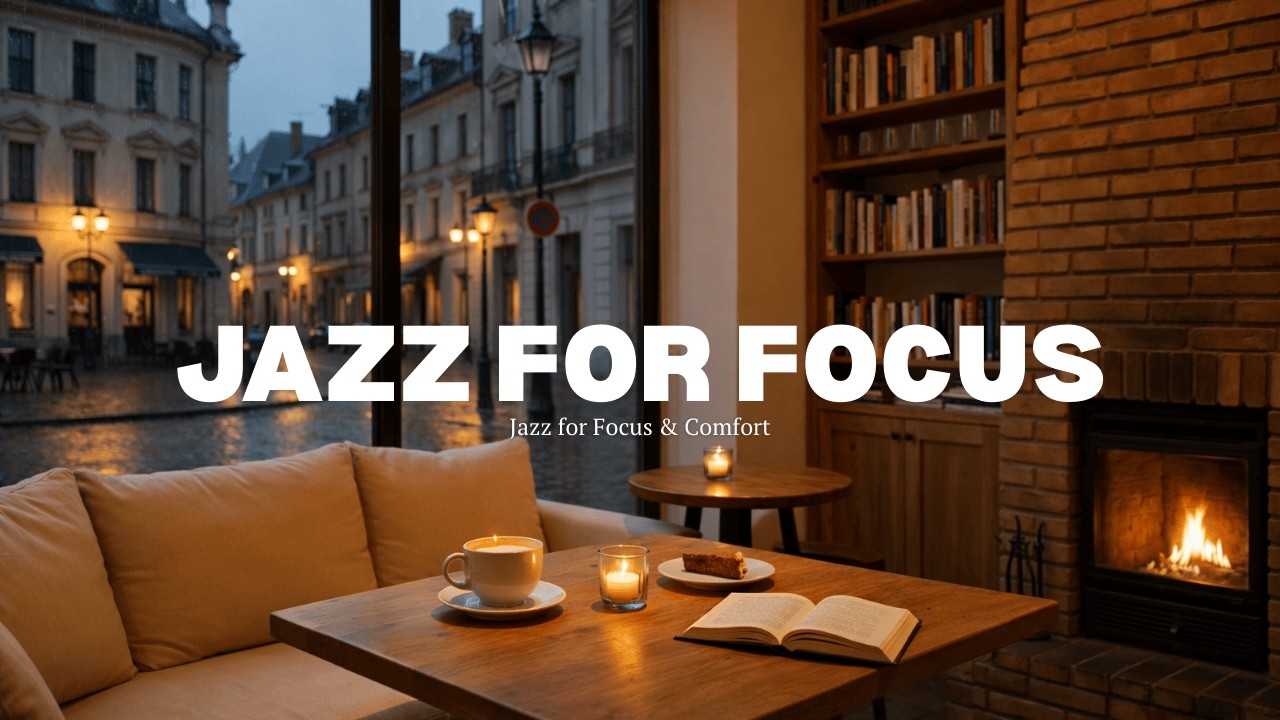 🔴Cozy Jazz Piano Live – Relaxing Background Music for Study & Deep Focus