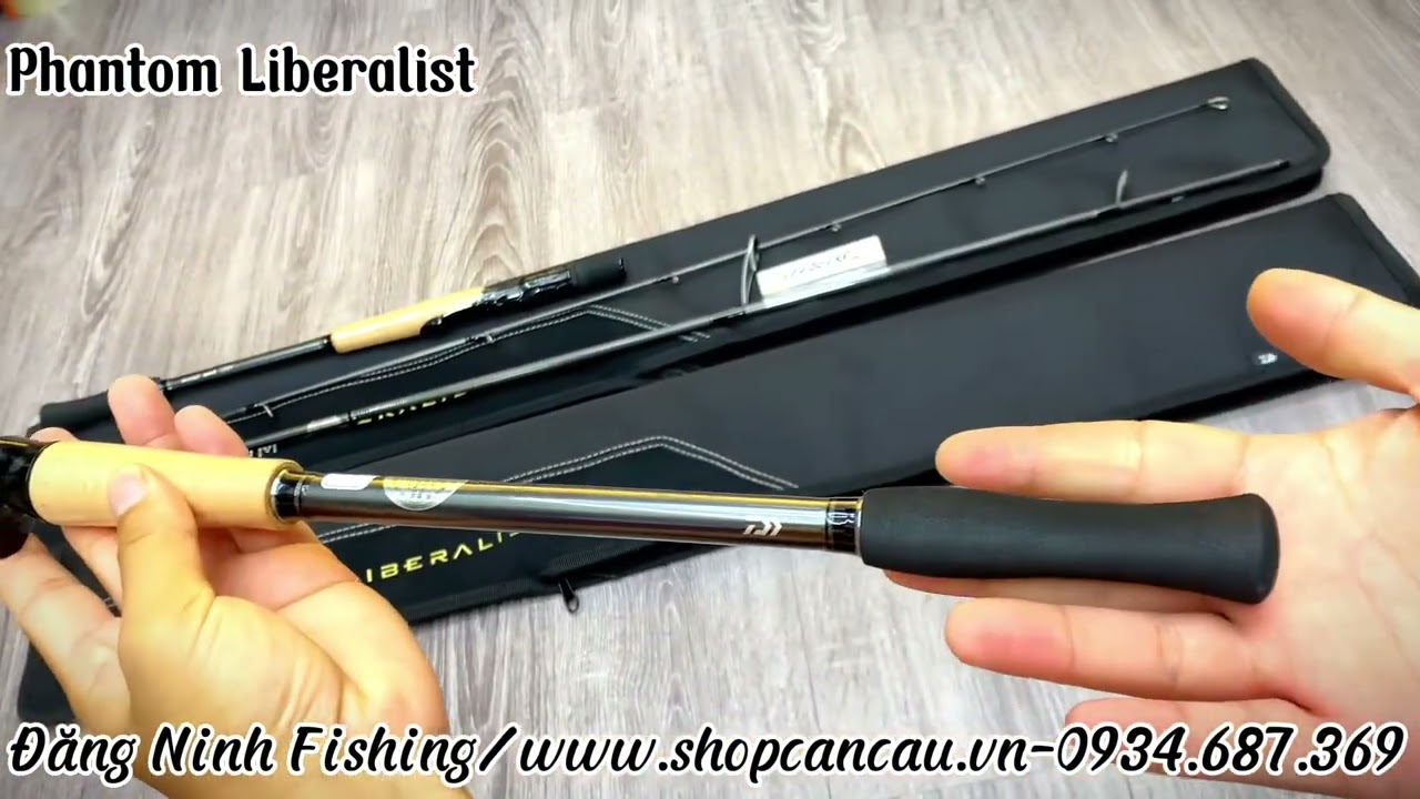 NEW!! 2023 - Daiwa Phantom Liberalist - mẫu cần lure 3 khúc cắm gốc với trải nghiệm hoàn toàn khác