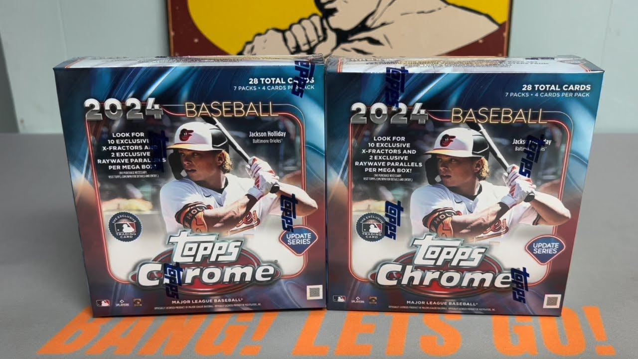2024 Topps Chrome Update Mega Box Opening - TWO Autos + Orange Raywave Rookie /25!!!