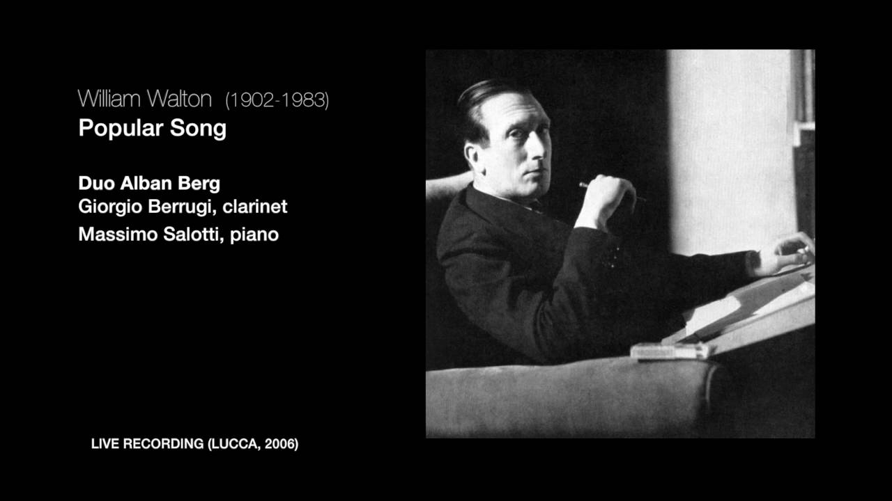 William Walton - Popular Song (Facade)