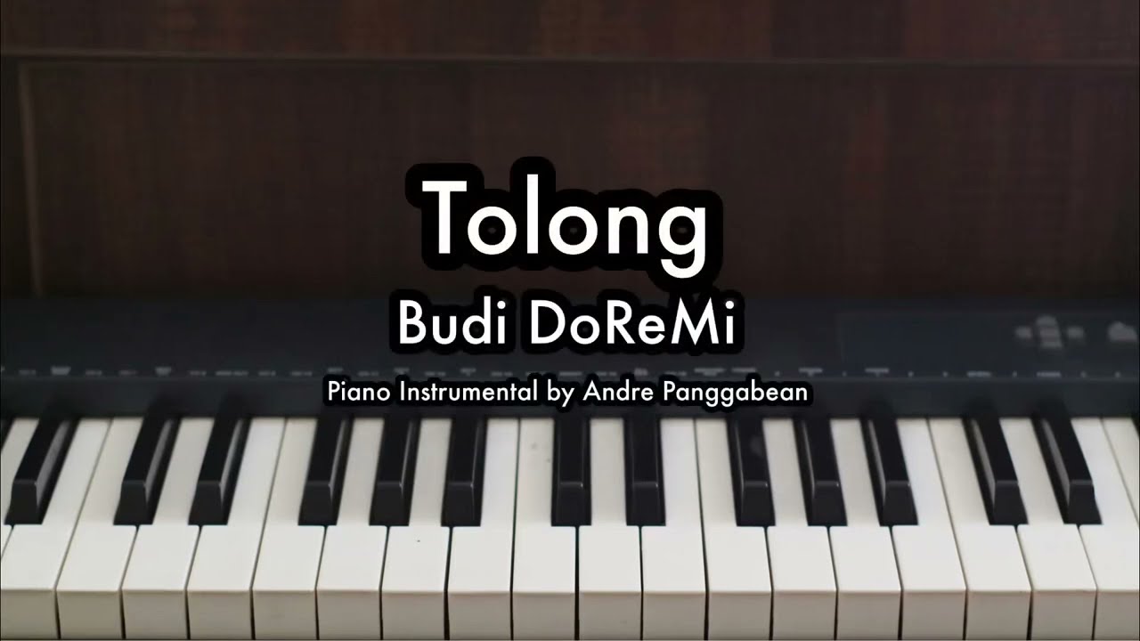 Tolong - Budi DoReMi | Piano Karaoke by Andre Panggabean