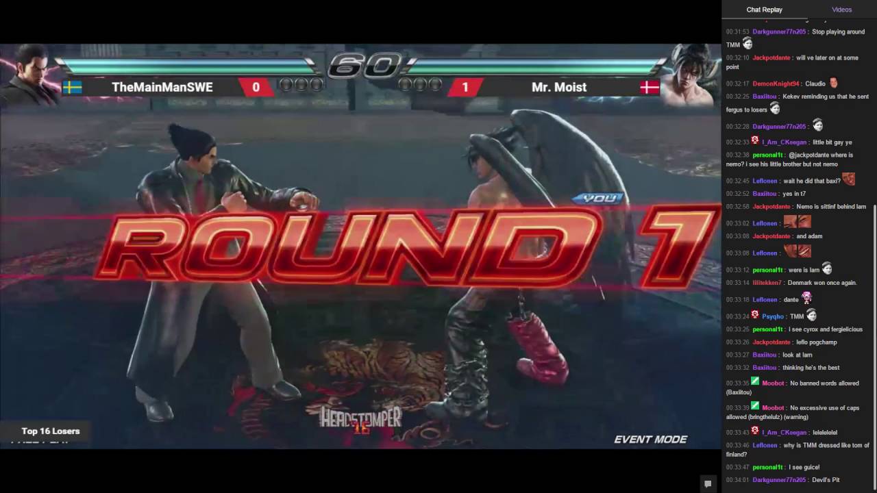 HS 16' TEKKEN 7 - TheMainManSWE vs Mr. Moist