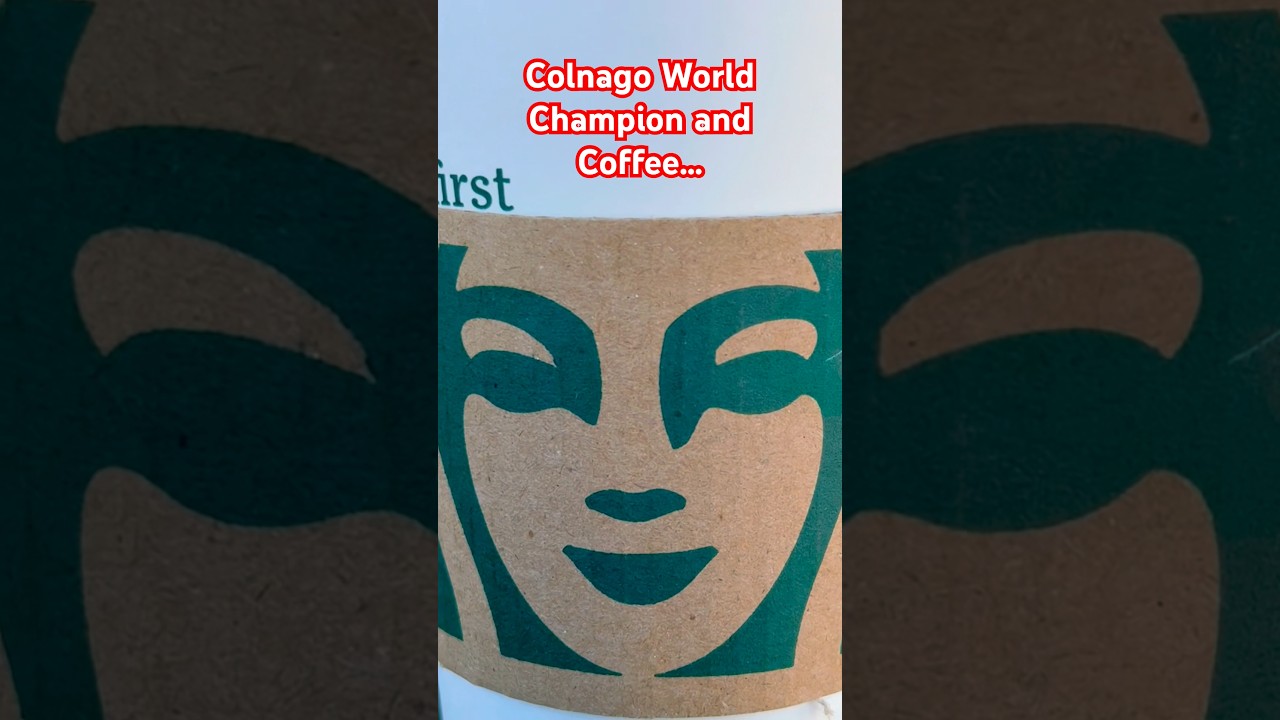 Colnago and Coffee, perfect Combination. #coffeeride #colnago #starbucks #cycling #worldchampion