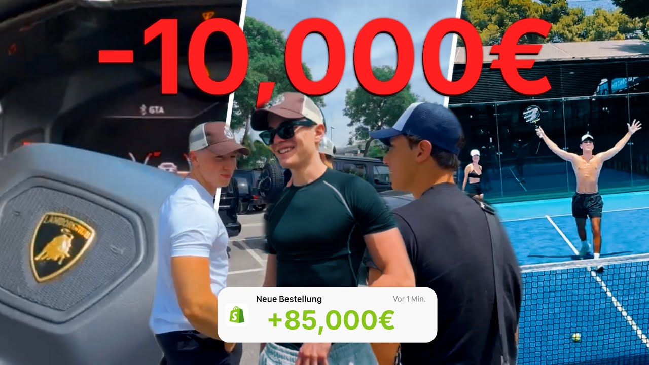 18 Jährige MULTIMILLIONÄRE Verbrennen Ihr GELD in Marbella