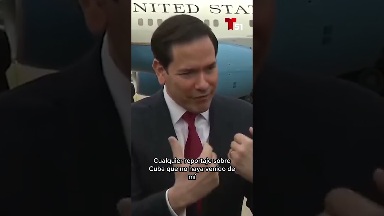 Marco Rubio dice que es momento de un cambio en Cuba