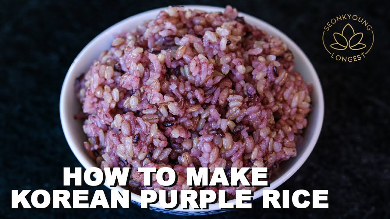 How to Make Korean Purple Multigrain Rice Perfectly | Cooking with My Hubby