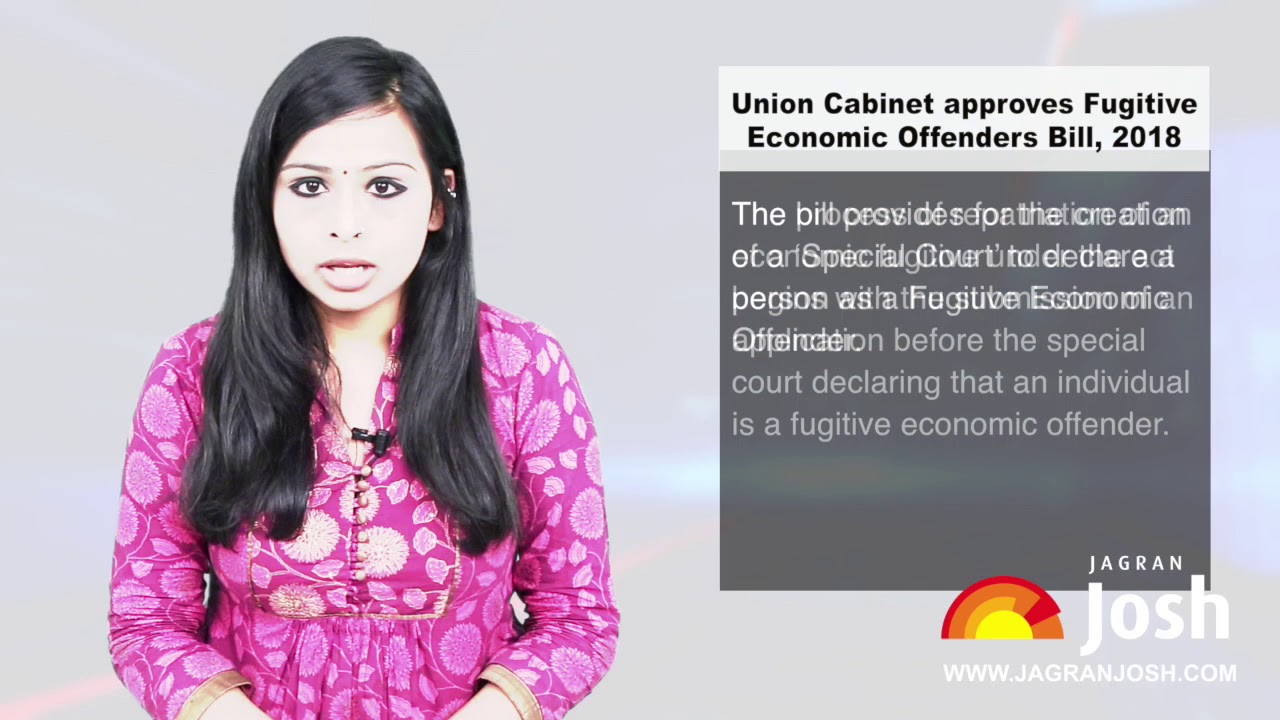 Current Affairs 2018 English: Fugitive Economic Offenders Bill & Top news (March 1st week)